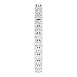 14K Rose 3/4CTW Lab-Grown Diamond French-Set Eternity Band Size 5
