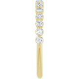 Yellow Gold Diamond Wedding Band variant--14K-yellow-gold variant--Diamond-Lab variant--Diamond-Nat