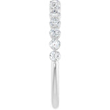 White gold minimalist diamond band, styled on hand variant--14K-white-gold variant--Diamond-Lab variant--Diamond-Nat variant--Platinum