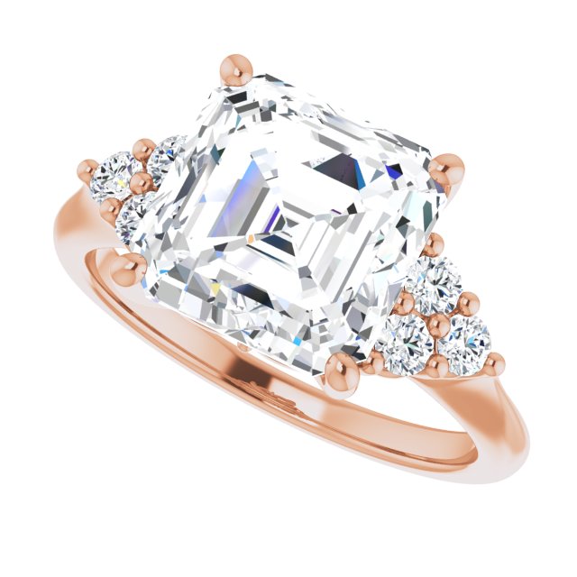 variant--Asscher variant--4CT variant--14K-rose-gold