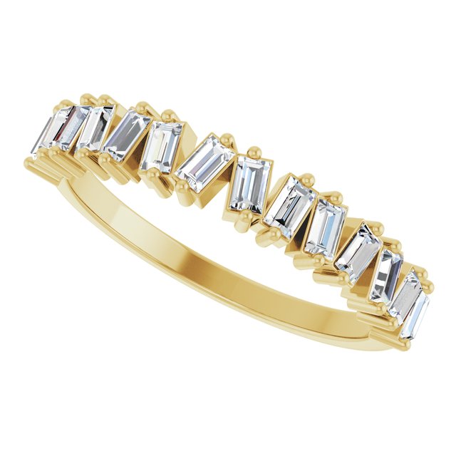 Yellow Gold Diamond Anniversary Band variant--14K-yellow-gold variant--Diamond-Lab variant--Diamond-Nat