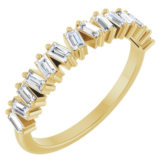 Yellow Gold Baguette Diamond Ring variant--14K-yellow-gold variant--Diamond-Lab variant--Diamond-Nat