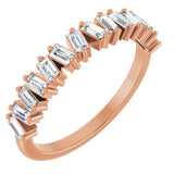 Rose Gold Baguette Diamond Ring variant--14K-rose-gold variant--Diamond-Lab variant--Diamond-Nat