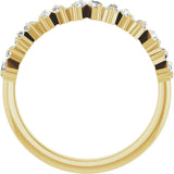 Yellow Gold Messy Baguette Diamond Ring variant--14K-yellow-gold variant--Diamond-Lab variant--Diamond-Nat