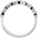 White Gold Baguette Diamond Ring variant--14K-white-gold variant--Diamond-Lab variant--Diamond-Nat variant--Platinum