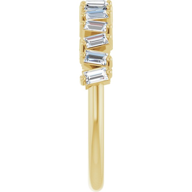 Yellow Gold Diamond Wedding Band variant--14K-yellow-gold variant--Diamond-Lab variant--Diamond-Nat
