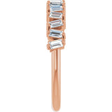 Rose Gold Diamond Wedding Band variant--14K-rose-gold variant--Diamond-Lab variant--Diamond-Nat