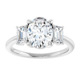14K White 9x7 mm Oval Engagement Ring Mounting/2-CT.5CT variant--Oval variant--1.5CT variant--14K-white-gold