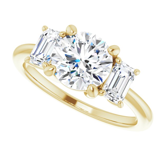 /2-CT.5CT variant--Round variant--1.5CT variant--14K-yellow-gold