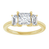 14K Yellow 5.5x5.5 mm Square Engagement Ring Mounting/4-CT variant--.75CT variant--Square variant--.75CT variant--14K-white-gold