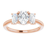 14K Rose 7x5 mm Oval Engagement Ring Mounting/4-CT variant--.75CT variant--Oval variant--.75CT variant--14K-rose-gold