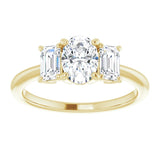 14K Yellow 7x5 mm Oval Engagement Ring Mounting/4-CT variant--.75CT variant--Oval variant--.75CT variant--14K-yellow-gold