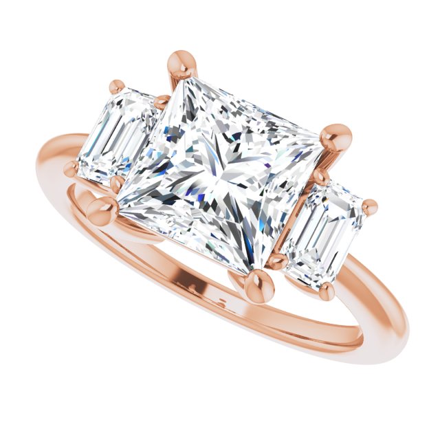 /2-CT.5CT variant--Square variant--2.5CT variant--14K-rose-gold