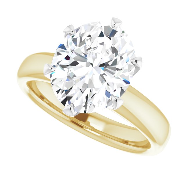 /white-gold/white-gold variant--Oval variant--4CT variant--14K-yellow/white-gold