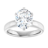 14K white gold 2CT Oval Diamond Egagement Ring Setting/2-CT/white-gold.5CT/white-gold variant--Oval variant--1.5CT variant--14K-yellow/white-gold