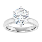 14K white gold 2 CT Oval Diamond Egagement Ring Setting