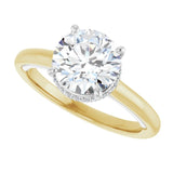 /white-gold/white-gold variant--Round variant--2CT variant--14K-yellow/white-gold