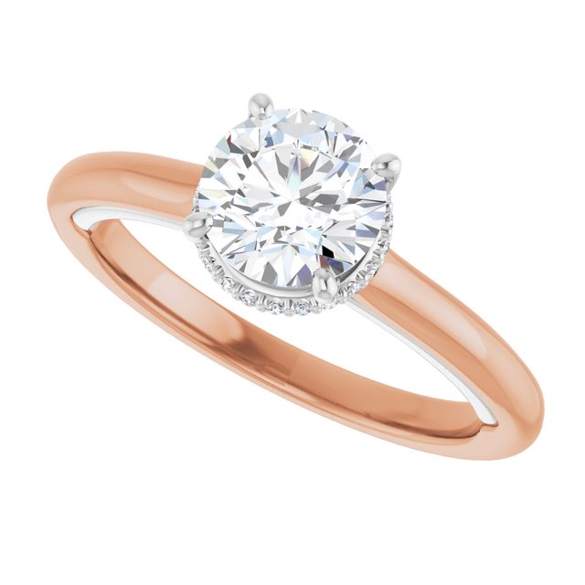 /white-gold/white-gold variant--Round variant--1CT variant--14K-rose/white-gold
