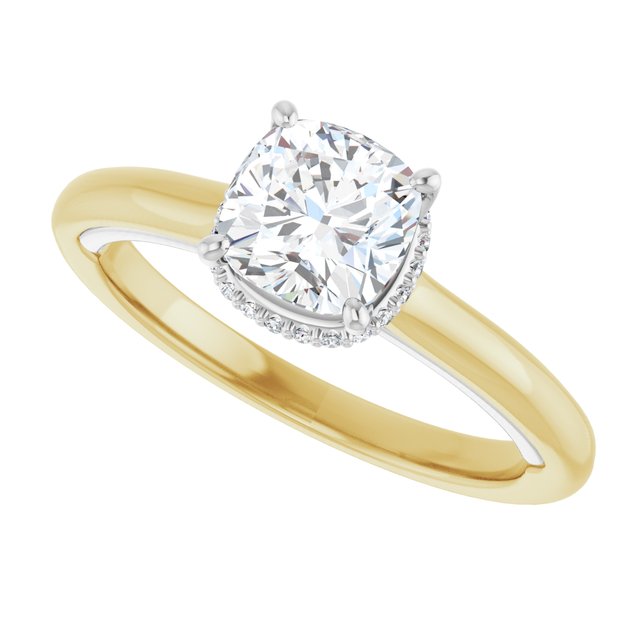 /white-gold/white-gold variant--Cushion variant--1CT variant--14K-yellow/white-gold