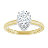 14K yellow/white gold 2CT Pear Diamond Halo-Style Engagement Ring/white-gold/white-gold variant--Pear variant--2CT variant--14K-yellow/white-gold