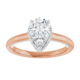 14K rose/white gold 2CT Pear Diamond Halo-Style Engagement Ring/white-gold/white-gold variant--Pear variant--2CT variant--14K-rose/white-gold