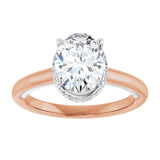 14K rose/white gold 2CT Oval Diamond Halo-Style Engagement Ring/white-gold/white-gold variant--Oval variant--2CT variant--14K-rose/white-gold