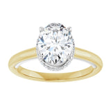 14K yellow/white gold 2CT Oval Diamond Halo-Style Engagement Ring/white-gold/white-gold variant--Oval variant--2CT variant--14K-yellow/white-gold