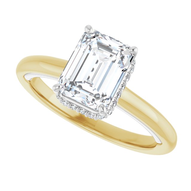 /white-gold/white-gold variant--Emerald variant--2CT variant--14K-yellow/white-gold