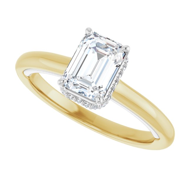 /white-gold/white-gold variant--Emerald variant--1CT variant--14K-yellow/white-gold