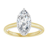 14K yellow/white gold 2CT Marquise Diamond Halo-Style Engagement Ring/white-gold/white-gold variant--Marquise variant--2CT variant--14K-yellow/white-gold