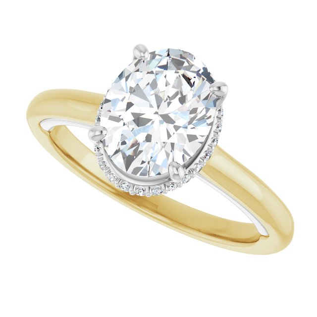/white-gold/white-gold variant--Oval variant--2CT variant--14K-yellow/white-gold