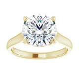 14K Yellow 9.4 mm Round Solitaire Engagement Ring Mounting variant--Round variant--3CT variant--14K-yellow-gold