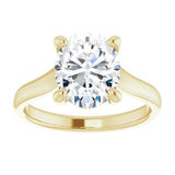 14K Yellow 10x8 mm Oval Solitaire Engagement Ring Mounting/2-CT.5CT variant--Oval variant--1.5CT variant--14K-yellow-gold