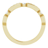 Side View of Deco Diamond Band in Yellow Gold variant--14K-yellow-gold