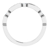 Side View of Deco Diamond Band in White Gold variant--14K-white-gold variant--Platinum