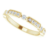 Stackable Deco Diamond Ring in Yellow Gold variant--14K-yellow-gold