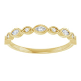 14K yellow gold Marquise Swing Diamond Band variant--Round variant--14K-white-gold variant--Diamond-Lab