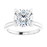 14K white gold 3CT Round Claw-Prong Diamond Solitaire Engagement Ring variant--Round variant--2CT variant--14K-white-gold