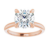 14K rose gold 3CT Round Claw-Prong Diamond Solitaire Engagement Ring variant--Round variant--2CT variant--14K-rose-gold