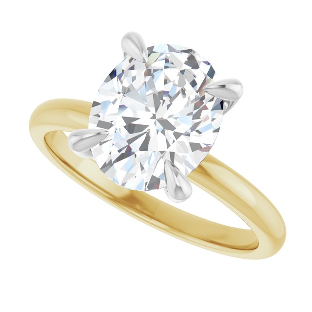 /white-gold/white-gold variant--Oval variant--3CT variant--14K-yellow/white-gold