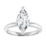14K white gold 2CT Marquise Claw-Prong Diamond Solitaire Engagement Ring variant--Pear variant--1CT variant--14K-white-gold