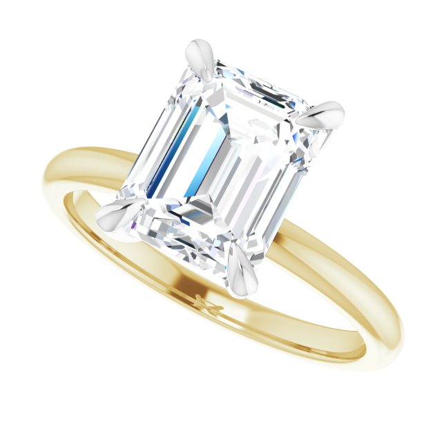 /white-gold/white-gold variant--Emerald variant--3CT variant--14K-yellow/white-gold
