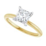 /white-gold/white-gold variant--Square variant--1CT variant--14K-yellow/white-gold
