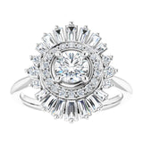 14K White 5.2 mm Round .5CTW Natural Diamond Semi-Set Engagement Ring/4-CT variant--.75CT variant--Round variant--.75CT variant--14K-white-gold