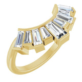 14K yellow gold Diamond (Nat) Diamond Flutter Band variant--14K-yellow-gold variant--Diamond-Lab variant--Diamond-Nat
