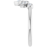 White Gold Bezel Set Diamond Wedding Ring variant--14K-white-gold variant--Diamond-Lab variant--Diamond-Nat variant--Platinum