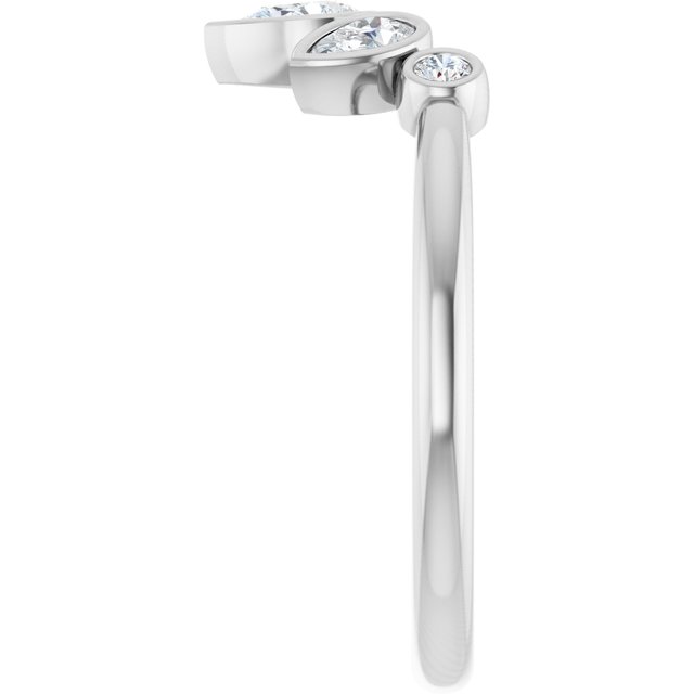 White Gold Bezel Set Diamond Wedding Ring variant--14K-white-gold variant--Diamond-Lab variant--Diamond-Nat variant--Platinum