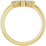 Yellow Gold Ampi Curved Band Side View variant--14K-yellow-gold