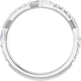 French-set diamond band in yellow gold, full ring view showing continuous pattern variant--14K-white-gold variant--Diamond-Lab variant--Diamond-Nat variant--Platinum