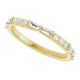 Yellow Gold French-Set Diamond Ring variant--14K-yellow-gold variant--Diamond-Lab variant--Diamond-Nat